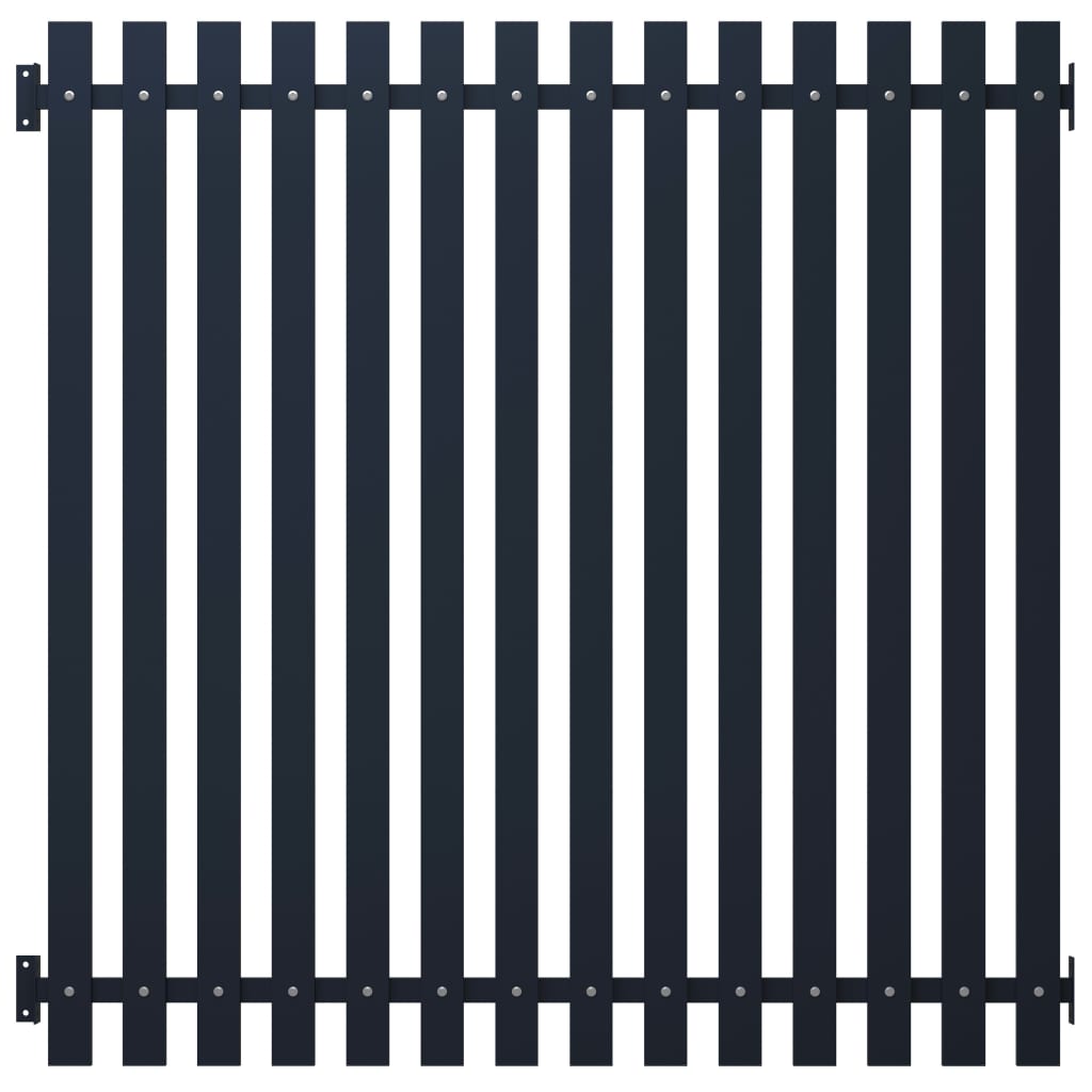 Zaunfeld Anthrazit 170,5x170 cm Pulverbeschichteter Stahl