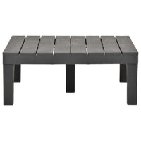 Thumbnail for 3-tlg. Garten-Lounge-Set Kunststoff Anthrazit