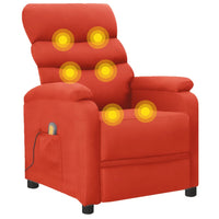 Thumbnail for Massagesessel Rot Kunstleder