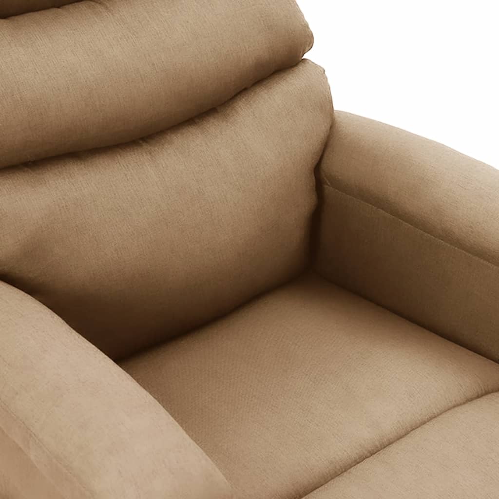 Massagesessel Cappuccino-Braun Kunstleder