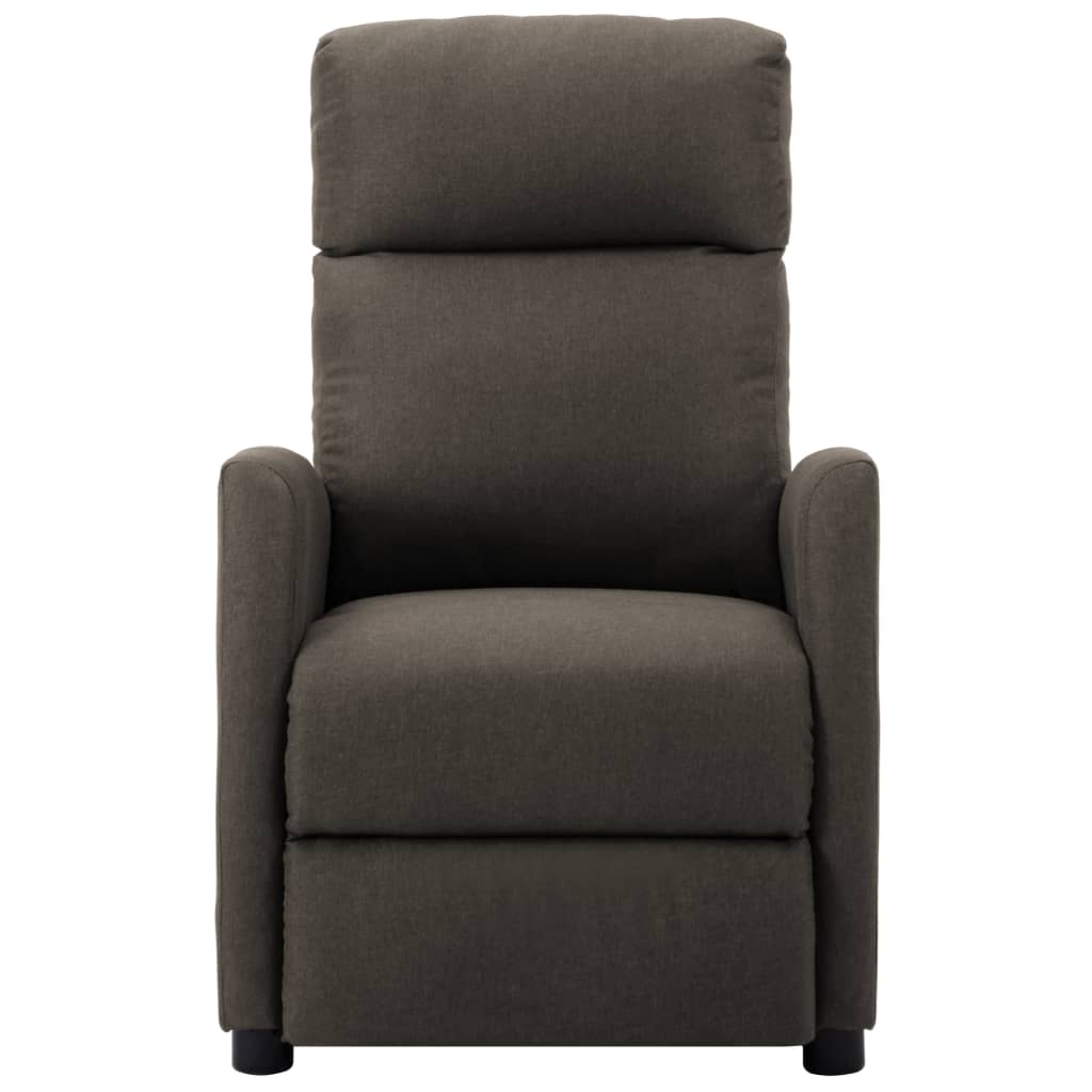 Liegesessel Taupe Stoff