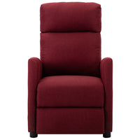 Thumbnail for Massagesessel Weinrot Stoff