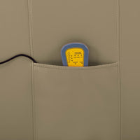 Thumbnail for Massagesessel Cappuccino-Braun Kunstleder