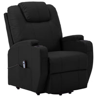 Thumbnail for Aufstehsessel Schwarz Kunstleder