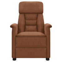 Thumbnail for Massagesessel Braun Wildleder-Optik