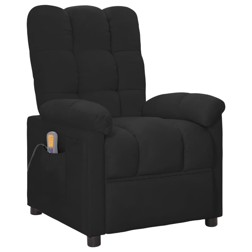 Massagesessel Schwarz Stoff