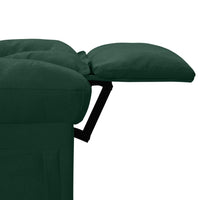 Thumbnail for Massagesessel Dunkelgrün Stoff