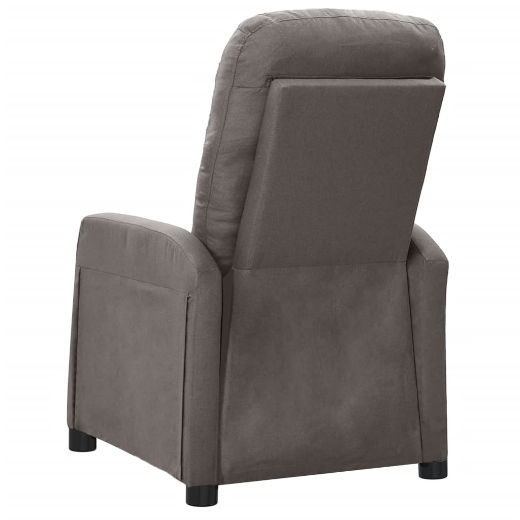 Massagesessel Hellgrau Stoff