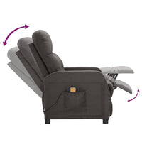 Thumbnail for Massagesessel Dunkelgrau Stoff