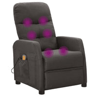 Thumbnail for Massagesessel Dunkelgrau Stoff