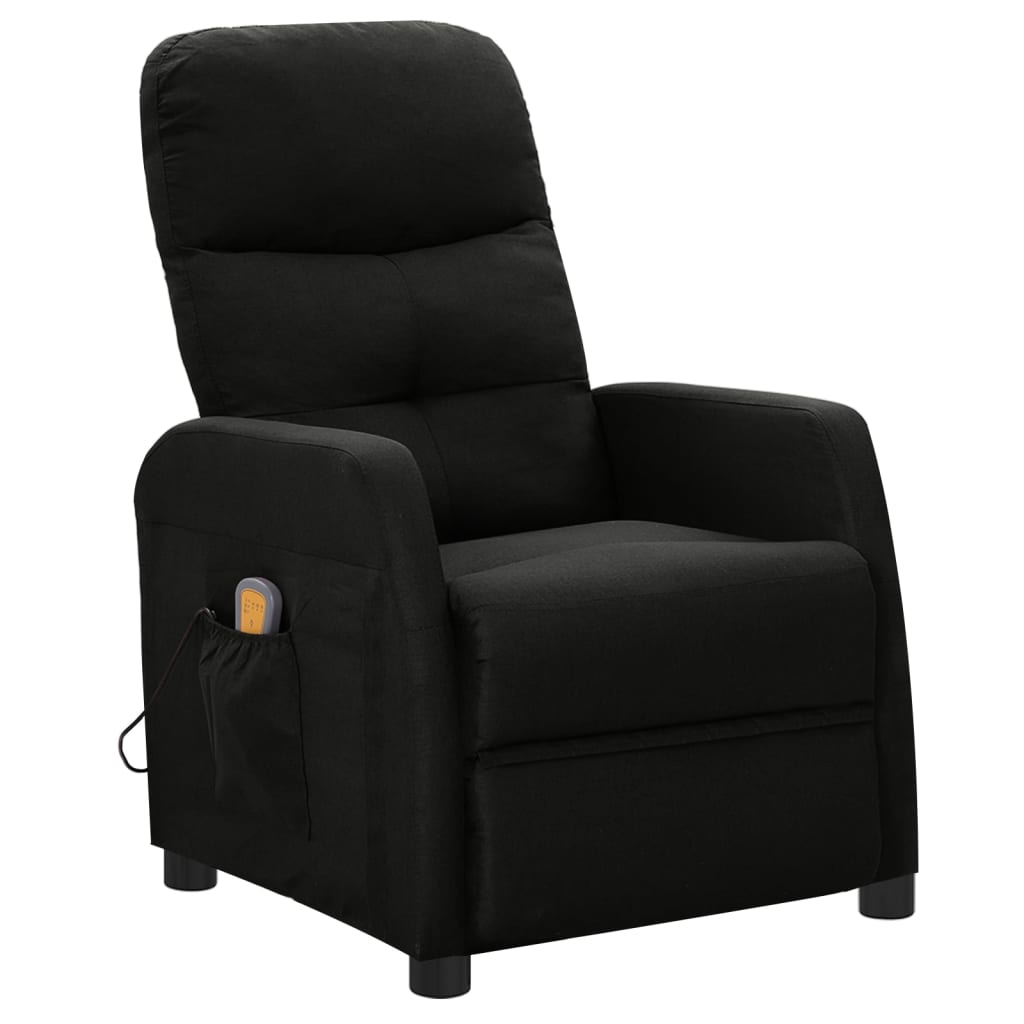 Massagesessel Schwarz Stoff