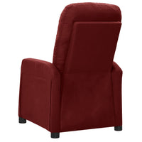 Thumbnail for Massagesessel Weinrot Stoff