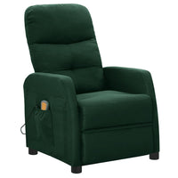 Thumbnail for Massagesessel Dunkelgrün Stoff