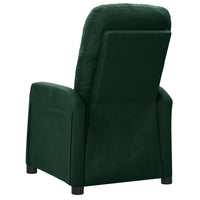 Thumbnail for Massagesessel Dunkelgrün Stoff