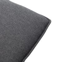 Thumbnail for Massagesessel mit Fußhocker Dunkelgrau und Schwarz Stoff