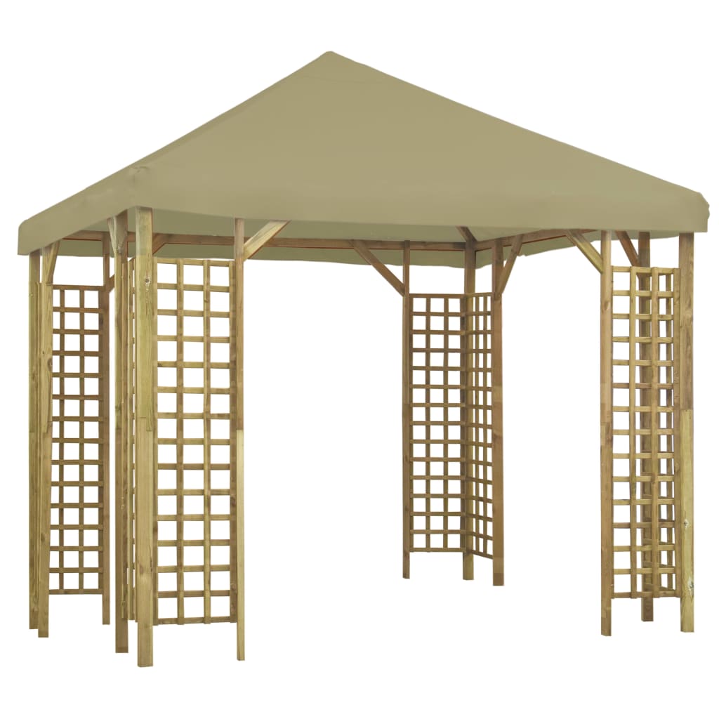 Pavillon 3 x 3 m Beige