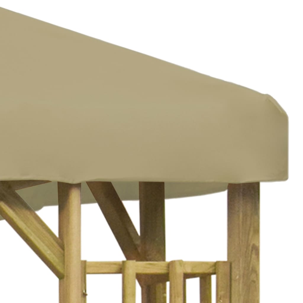 Pavillon 3 x 3 m Beige