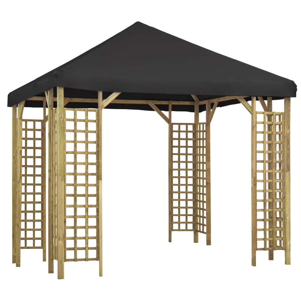 Pavillon 3 x 3 m Anthrazit