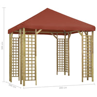 Thumbnail for Pavillon 3 x 3 m Terrakottarot