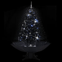 Thumbnail for Schneiender Weihnachtsbaum mit Schirmfuß Schwarz 140 cm PVC