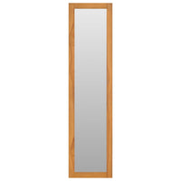 Thumbnail for Wandspiegel mit Regalen 30×30×120 cm Teak Massivholz