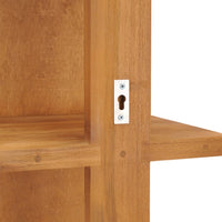 Thumbnail for Wandspiegel mit Regalen 30×30×120 cm Teak Massivholz
