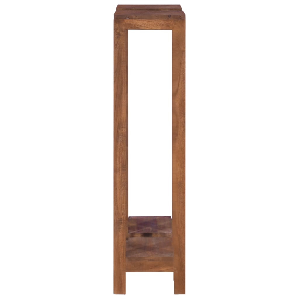 Pflanzenständer 2-tlg. 25x25x100 cm Teak Massivholz