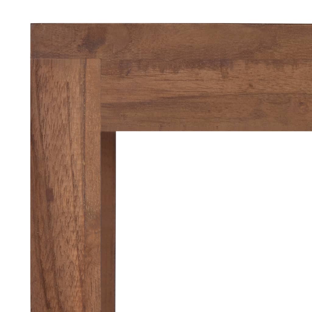 Pflanzenständer 2-tlg. 25x25x100 cm Teak Massivholz
