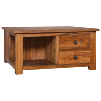Thumbnail for Couchtisch 68x68x33 cm Teak Massivholz
