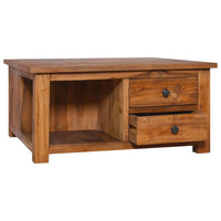 Thumbnail for Couchtisch 68x68x33 cm Teak Massivholz