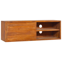 Thumbnail for Wand-TV-Schrank 90x30x30 cm Teak Massivholz