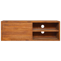 Thumbnail for Wand-TV-Schrank 90x30x30 cm Teak Massivholz