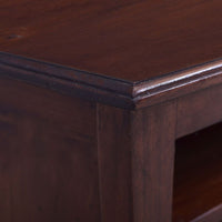 Thumbnail for TV-Schrank Klassisch Braun 100x30x45 cm Massivholz Mahagoni