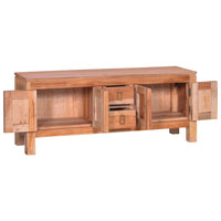 Thumbnail for TV-Schrank 110x30x45 cm Massivholz Mahagoni