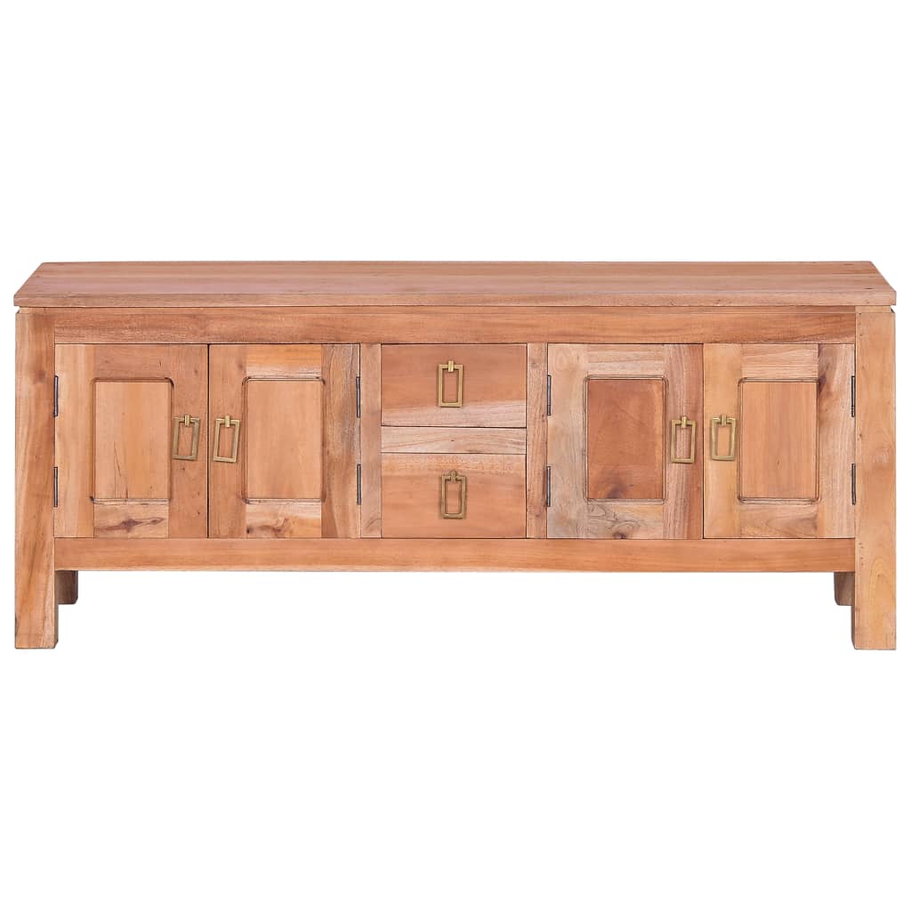 TV-Schrank 110x30x45 cm Massivholz Mahagoni