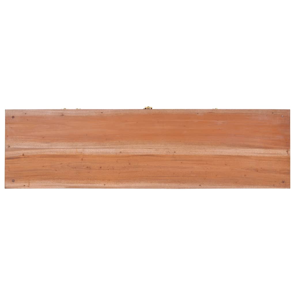 TV-Schrank 110x30x45 cm Massivholz Mahagoni