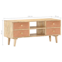 Thumbnail for TV-Schrank 110×30×45 cm Mango Massivholz