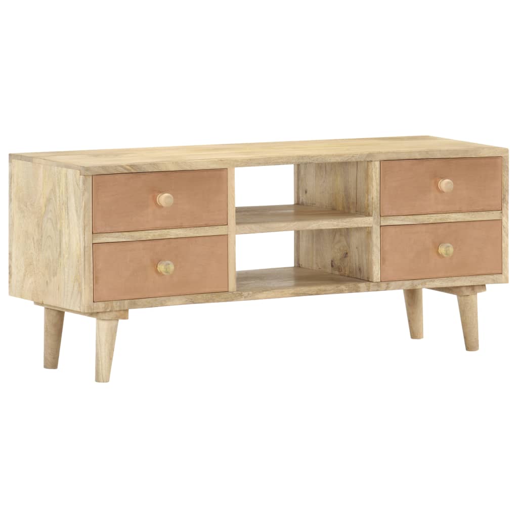 TV-Schrank 110×30×45 cm Mango Massivholz