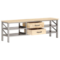Thumbnail for TV-Schrank 120 x 30 x 40 cm Massivholz Mango