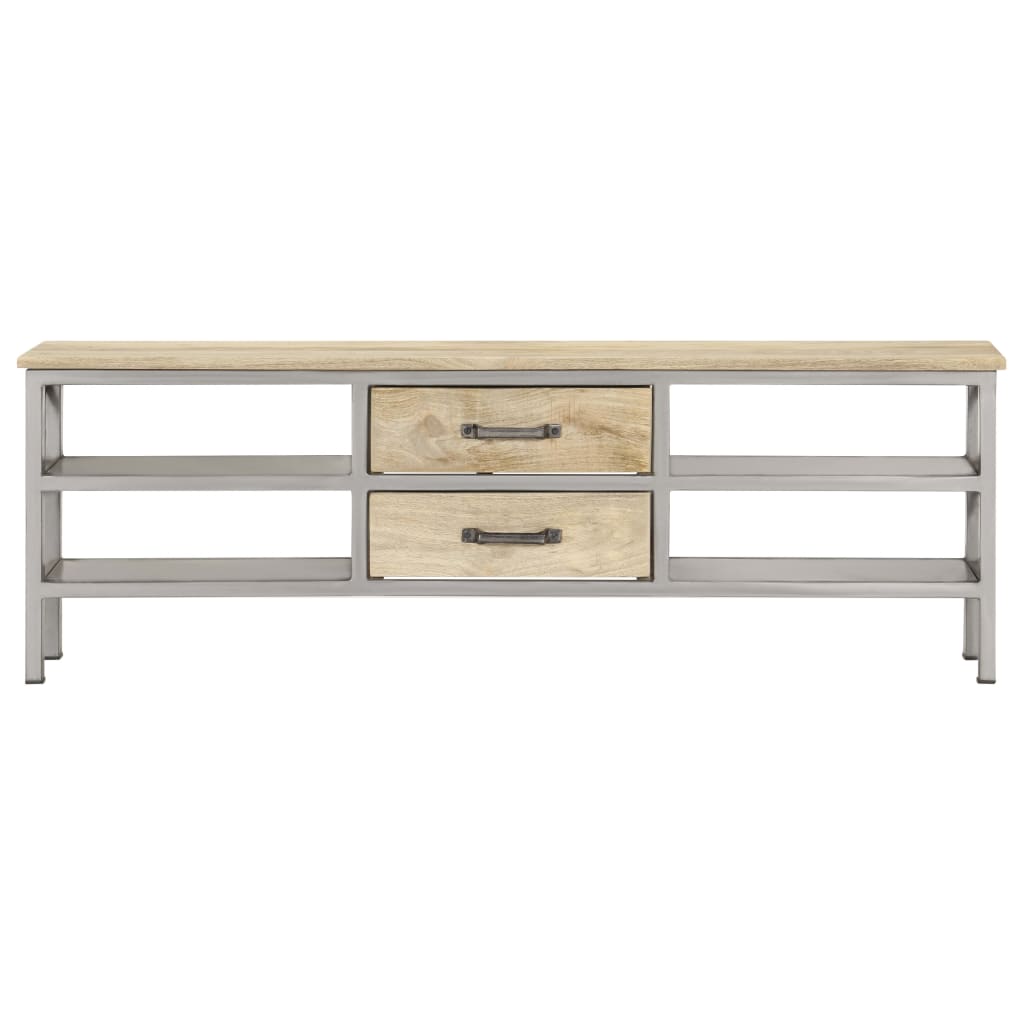 TV-Schrank 120 x 30 x 40 cm Massivholz Mango