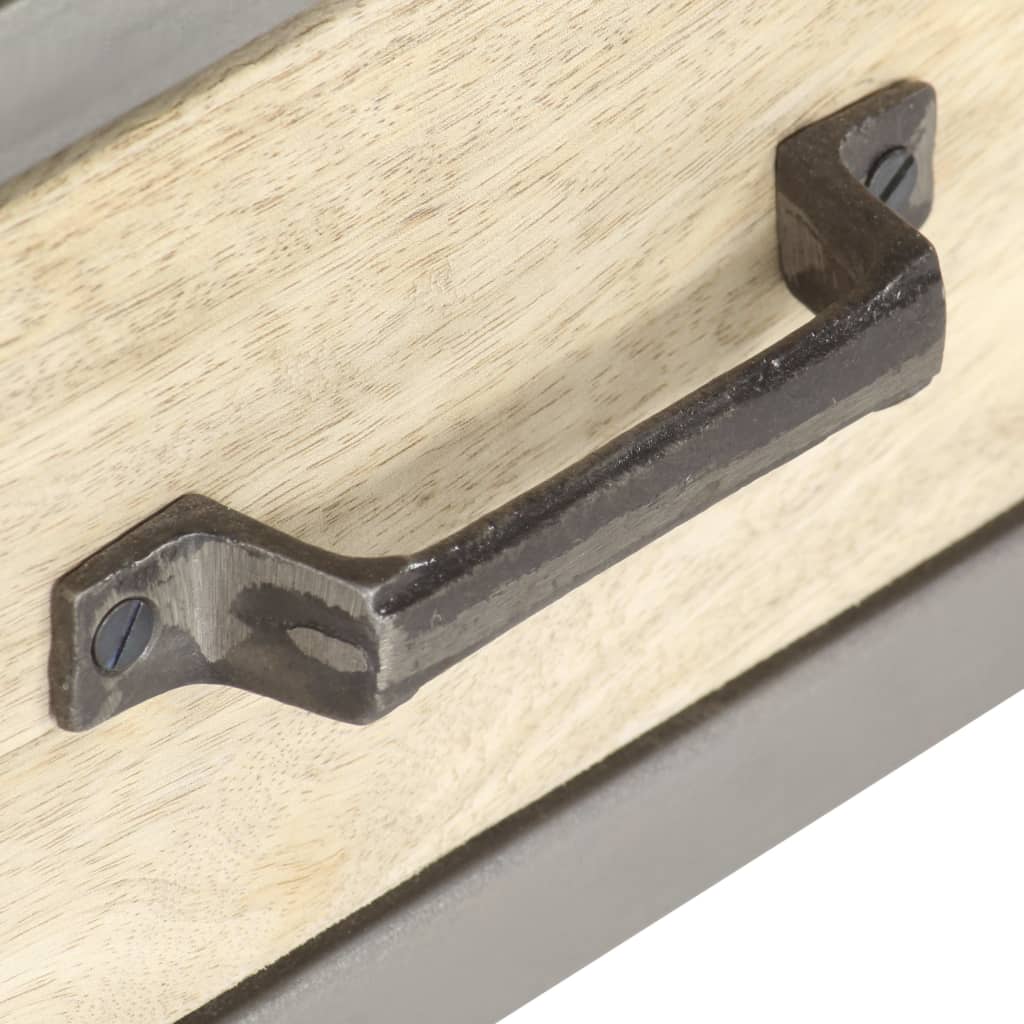 TV-Schrank 120 x 30 x 40 cm Massivholz Mango