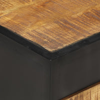 Thumbnail for Nachttisch 40x40x35 cm Raues Mangoholz