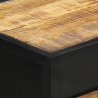 Thumbnail for Konsolentisch 110x35x75 cm Raues Mangoholz