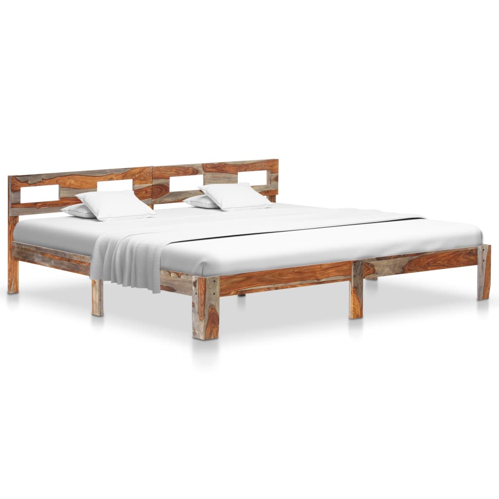 Massivholzbett Palisander 200x200 cm