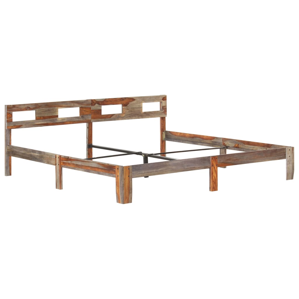 Massivholzbett Palisander 200x200 cm