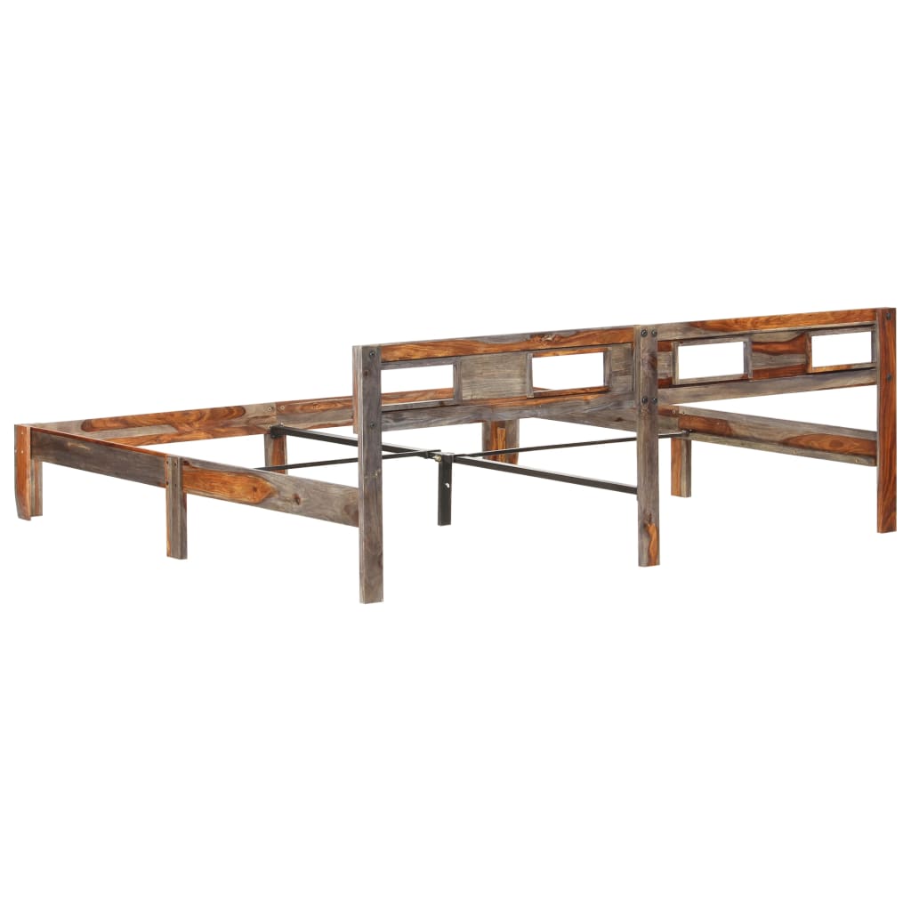 Massivholzbett Palisander 200x200 cm
