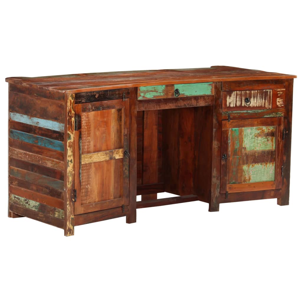 Schreibtisch 170 x 70 x 76 cm Recyceltes Massivholz
