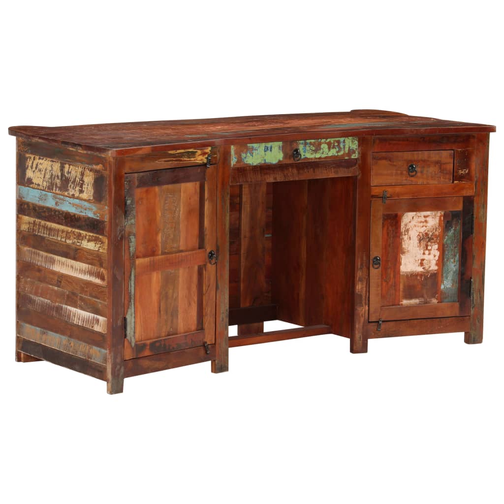 Schreibtisch 170 x 70 x 76 cm Recyceltes Massivholz