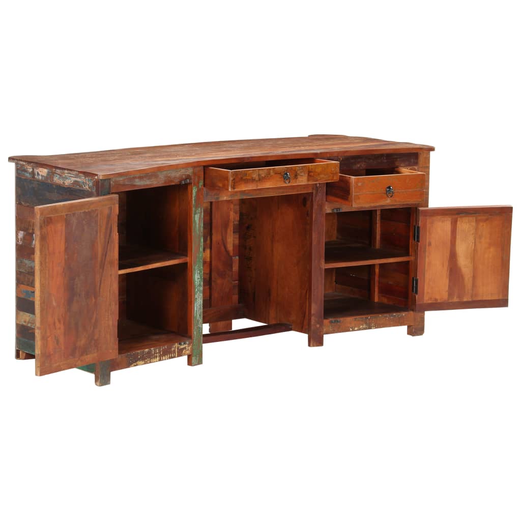 Schreibtisch 170 x 70 x 76 cm Recyceltes Massivholz