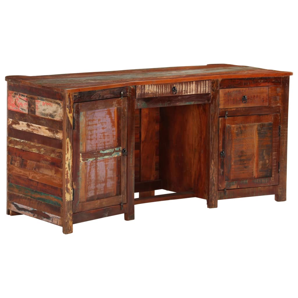 Schreibtisch 170 x 70 x 76 cm Recyceltes Massivholz